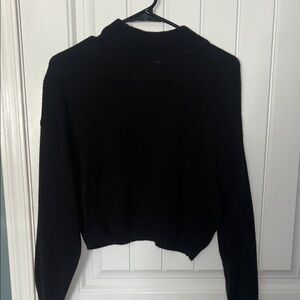 H&M Elegant Black Cowl Neck Sweater